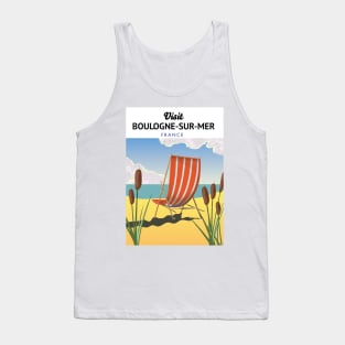 Boulogne-sur-Mer france travel poster Tank Top